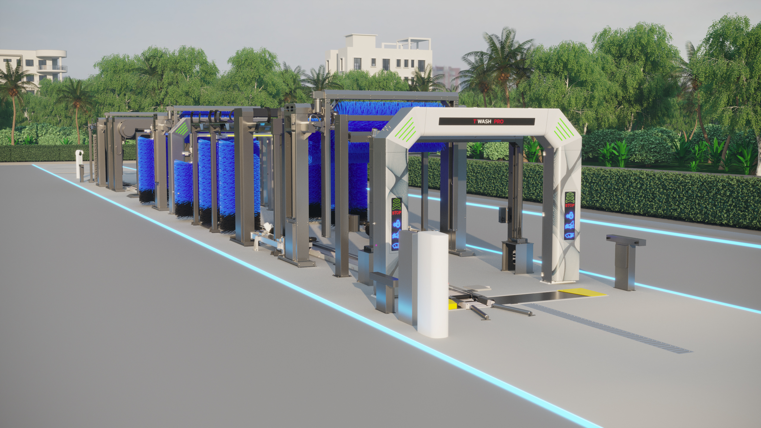 12,5 m. Tünel Tipi Yıkama Makinesi